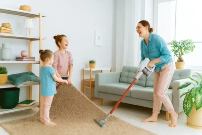 Keeping home clean efficiently